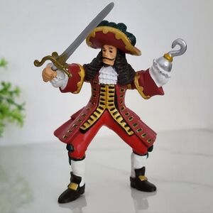🦜Papo Pirate Figure 3.5” | Captain Hook Style | 2004 PVC Collectible
